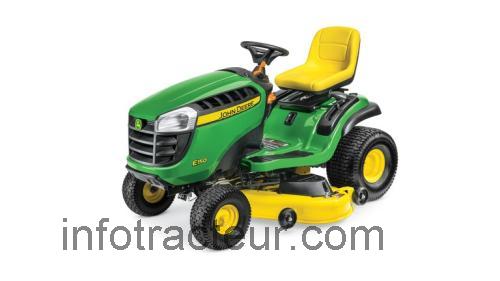 John Deere E150 avis et fiche technique