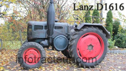 Lanz Bulldog D 1616 avis et fiche technique