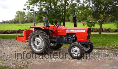 Massey Ferguson 253 fiche technique et avis