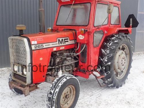 Massey Ferguson 265 avis et fiche technique 