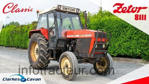 Zetor 8111 avis et fiche technique 